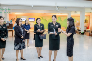 สำนักวิทยบริการฯ มรภ.เทพสตรี ต้อนรับคณะศึกษาดูงานจากศูนย์การบินทหารบก แลกเปลี่ยนเรียนรู้ Green Library และ Green Office