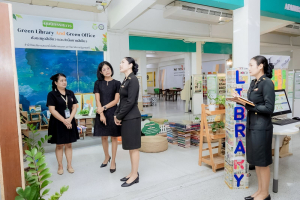 สำนักวิทยบริการฯ มรภ.เทพสตรี ต้อนรับคณะศึกษาดูงานจากศูนย์การบินทหารบก แลกเปลี่ยนเรียนรู้ Green Library และ Green Office