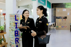 สำนักวิทยบริการฯ มรภ.เทพสตรี ต้อนรับคณะศึกษาดูงานจากศูนย์การบินทหารบก แลกเปลี่ยนเรียนรู้ Green Library และ Green Office
