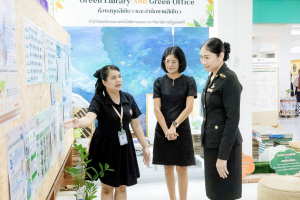 สำนักวิทยบริการฯ มรภ.เทพสตรี ต้อนรับคณะศึกษาดูงานจากศูนย์การบินทหารบก แลกเปลี่ยนเรียนรู้ Green Library และ Green Office