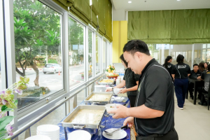 สำนักงานบริการวิชาการและจัดการทรัพย์สิน มรภ.เทพสตรี จัดกิจกรรม สบจ. Morning Talk ครั้งที่ 1