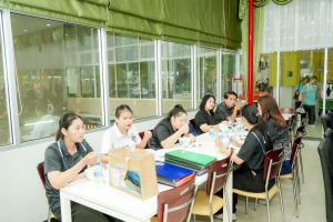 สำนักงานบริการวิชาการและจัดการทรัพย์สิน มรภ.เทพสตรี จัดกิจกรรม สบจ. Morning Talk ครั้งที่ 1