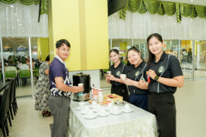 สำนักงานบริการวิชาการและจัดการทรัพย์สิน มรภ.เทพสตรี จัดกิจกรรม สบจ. Morning Talk ครั้งที่ 1