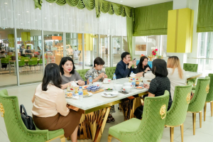 สำนักงานบริการวิชาการและจัดการทรัพย์สิน มรภ.เทพสตรี จัดกิจกรรม สบจ. Morning Talk ครั้งที่ 1