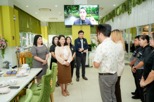 สำนักงานบริการวิชาการและจัดการทรัพย์สิน มรภ.เทพสตรี จัดกิจกรรม สบจ. Morning Talk ครั้งที่ 1