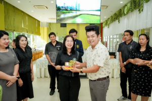สำนักงานบริการวิชาการและจัดการทรัพย์สิน มรภ.เทพสตรี จัดกิจกรรม สบจ. Morning Talk ครั้งที่ 1