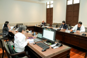 การประชุม คกก.สรรหาอธิการบดีมหาวิทยาลัยราชภัฏเทพสตรี ครั้งที่ 6