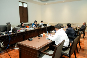 การประชุม คกก.สรรหาอธิการบดีมหาวิทยาลัยราชภัฏเทพสตรี ครั้งที่ 6