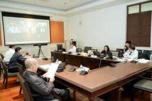 การประชุม คกก.สรรหาอธิการบดีมหาวิทยาลัยราชภัฏเทพสตรี ครั้งที่ 6