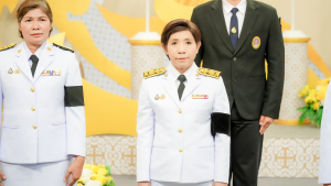อธิการบดี มรภ.เทพสตรี นำผู้แทนผู้บริหาร คณาจารย์ บุคลากร และนักศึกษา บันทึกเทปโทรทัศน์ถวายพระพรชัยมงคล พระบาทสมเด็จพระเจ้าอยู่หัว