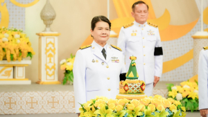 อธิการบดี มรภ.เทพสตรี นำผู้แทนผู้บริหาร คณาจารย์ บุคลากร และนักศึกษา บันทึกเทปโทรทัศน์ถวายพระพรชัยมงคล พระบาทสมเด็จพระเจ้าอยู่หัว
