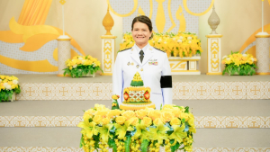 อธิการบดี มรภ.เทพสตรี นำผู้แทนผู้บริหาร คณาจารย์ บุคลากร และนักศึกษา บันทึกเทปโทรทัศน์ถวายพระพรชัยมงคล พระบาทสมเด็จพระเจ้าอยู่หัว