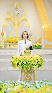 อธิการบดี มรภ.เทพสตรี นำผู้แทนผู้บริหาร คณาจารย์ บุคลากร และนักศึกษา บันทึกเทปโทรทัศน์ถวายพระพรชัยมงคล พระบาทสมเด็จพระเจ้าอยู่หัว