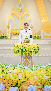 อธิการบดี มรภ.เทพสตรี นำผู้แทนผู้บริหาร คณาจารย์ บุคลากร และนักศึกษา บันทึกเทปโทรทัศน์ถวายพระพรชัยมงคล พระบาทสมเด็จพระเจ้าอยู่หัว