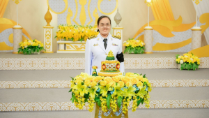 อธิการบดี มรภ.เทพสตรี นำผู้แทนผู้บริหาร คณาจารย์ บุคลากร และนักศึกษา บันทึกเทปโทรทัศน์ถวายพระพรชัยมงคล พระบาทสมเด็จพระเจ้าอยู่หัว