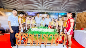 สำนักศิลปะและวัฒนธรรม มรภ.เทพสตรี ร่วมเปิดงานนำเสนอโครงการยกระดับท่องเที่ยวตามรอยสมเด็จพระเจ้าตากสินมหาราชฯ โชว์ Soft Power มวยฉลาดลพบุรี ขับเคลื่อนเศรษฐกิจสร้างสรรค์