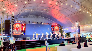 สำนักศิลปะและวัฒนธรรม มรภ.เทพสตรี ร่วมเปิดงานนำเสนอโครงการยกระดับท่องเที่ยวตามรอยสมเด็จพระเจ้าตากสินมหาราชฯ โชว์ Soft Power มวยฉลาดลพบุรี ขับเคลื่อนเศรษฐกิจสร้างสรรค์