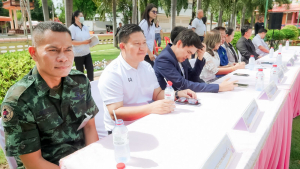 สำนักศิลปะและวัฒนธรรม มรภ.เทพสตรี ร่วมงานแถลงข่าวงานประเพณี ยลถิ่นกกโก ทำบุญใหญ่โต แห่เทียน 9 วัด ประจำปี 2569 ณ วัดดงน้อย