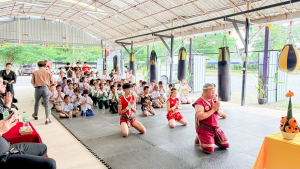 สำนักศิลปะและวัฒนธรรม มรภ.เทพสตรี จับมือภาคีเครือข่าย จัดพิธีไหว้ครูมวยไทยลพบุรี มุ่งขับเคลื่อนและสืบสานมรดกภูมิปัญญาทางวัฒนธรรมสู่เยาวชนอย่างยั่งยืน
