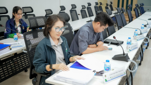 มรภ.เทพสตรี จัดพิธีส่งมอบงานในโอกาสอธิการบดีครบวาระดำรงตำแหน่ง ด้านสภามหาวิทยาลัยฯ แต่งตั้ง รศ.ดร.ประเทือง ภูมิภัทราคม รักษาราชการแทน