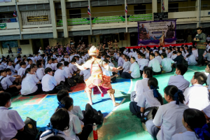 โรงเรียนสาธิต มรภ.เทพสตรี จัดกิจกรรม จากวันสุนทรภู่สู่วันภาษาไทยแห่งชาติ สืบสานวัฒนธรรมไทย