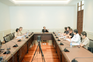 มรภ.เทพสตรี ประชุมเตรียมความพร้อมการจัดพิธีถวายพระพรชัยมงคล พระบาทสมเด็จพระเจ้าอยู่หัว พิธีถวายราชสักการะสมเด็จพระนารายณ์มหาราช และงานเลี้ยงขอบคุณ