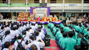 โรงเรียนสาธิต มรภ.เทพสตรี จัดพิธีถวายเทียนพรรษา เนื่องในวันอาสาฬหบูชาและวันเข้าพรรษา ประจำปี พ.ศ. 2569 ร่วมสืบสานประเพณีทางพระพุทธศาสนา