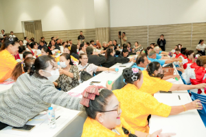 คณะมนุษยศาสตร์ฯ มรภ.เทพสตรี ร่วมกับภาคีเครือข่าย ขับเคลื่อนสังคมสูงวัย เปิดงาน มหกรรมพลังวัยเก๋า 3 บุรี สานพลัง 14 ภาคีเครือข่ายลงนาม MOU หนุนลพบุรีเมืองแห่งความสุข