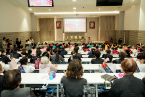 คณะมนุษยศาสตร์ฯ มรภ.เทพสตรี ร่วมกับภาคีเครือข่าย ขับเคลื่อนสังคมสูงวัย เปิดงาน มหกรรมพลังวัยเก๋า 3 บุรี สานพลัง 14 ภาคีเครือข่ายลงนาม MOU หนุนลพบุรีเมืองแห่งความสุข