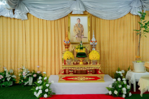 มรภ.เทพสตรี ร่วมพิธีประดิษฐานปลูก ต้นพระศรีมหาโพธิทศมราชบพิตร พระราชทาน ณ วัดเสาธงทอง เฉลิมพระเกียรติพระบาทสมเด็จพระเจ้าอยู่หัว