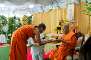 มรภ.เทพสตรี ร่วมพิธีประดิษฐานปลูก ต้นพระศรีมหาโพธิทศมราชบพิตร พระราชทาน ณ วัดเสาธงทอง เฉลิมพระเกียรติพระบาทสมเด็จพระเจ้าอยู่หัว