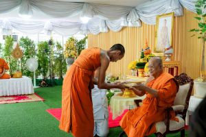 มรภ.เทพสตรี ร่วมพิธีประดิษฐานปลูก ต้นพระศรีมหาโพธิทศมราชบพิตร พระราชทาน ณ วัดเสาธงทอง เฉลิมพระเกียรติพระบาทสมเด็จพระเจ้าอยู่หัว
