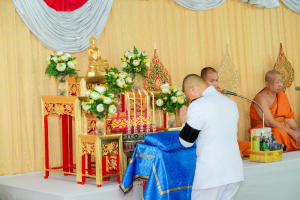 มรภ.เทพสตรี ร่วมพิธีประดิษฐานปลูก ต้นพระศรีมหาโพธิทศมราชบพิตร พระราชทาน ณ วัดเสาธงทอง เฉลิมพระเกียรติพระบาทสมเด็จพระเจ้าอยู่หัว