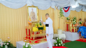 มรภ.เทพสตรี ร่วมพิธีประดิษฐานปลูก ต้นพระศรีมหาโพธิทศมราชบพิตร พระราชทาน ณ วัดเสาธงทอง เฉลิมพระเกียรติพระบาทสมเด็จพระเจ้าอยู่หัว