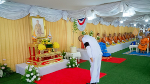 มรภ.เทพสตรี ร่วมพิธีประดิษฐานปลูก ต้นพระศรีมหาโพธิทศมราชบพิตร พระราชทาน ณ วัดเสาธงทอง เฉลิมพระเกียรติพระบาทสมเด็จพระเจ้าอยู่หัว