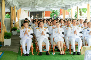 มรภ.เทพสตรี ร่วมพิธีประดิษฐานปลูก ต้นพระศรีมหาโพธิทศมราชบพิตร พระราชทาน ณ วัดเสาธงทอง เฉลิมพระเกียรติพระบาทสมเด็จพระเจ้าอยู่หัว