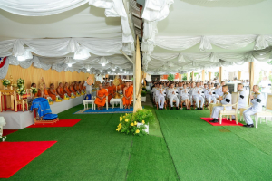 มรภ.เทพสตรี ร่วมพิธีประดิษฐานปลูก ต้นพระศรีมหาโพธิทศมราชบพิตร พระราชทาน ณ วัดเสาธงทอง เฉลิมพระเกียรติพระบาทสมเด็จพระเจ้าอยู่หัว