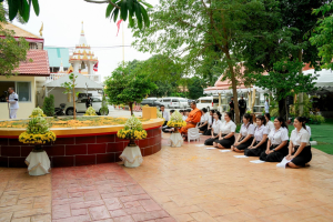 มรภ.เทพสตรี ร่วมพิธีประดิษฐานปลูก ต้นพระศรีมหาโพธิทศมราชบพิตร พระราชทาน ณ วัดเสาธงทอง เฉลิมพระเกียรติพระบาทสมเด็จพระเจ้าอยู่หัว