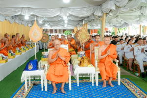 มรภ.เทพสตรี ร่วมพิธีประดิษฐานปลูก ต้นพระศรีมหาโพธิทศมราชบพิตร พระราชทาน ณ วัดเสาธงทอง เฉลิมพระเกียรติพระบาทสมเด็จพระเจ้าอยู่หัว