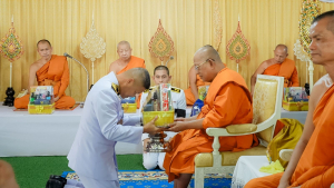 มรภ.เทพสตรี ร่วมพิธีประดิษฐานปลูก ต้นพระศรีมหาโพธิทศมราชบพิตร พระราชทาน ณ วัดเสาธงทอง เฉลิมพระเกียรติพระบาทสมเด็จพระเจ้าอยู่หัว