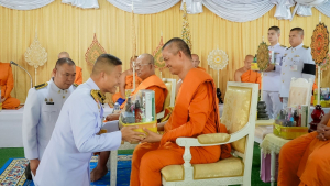 มรภ.เทพสตรี ร่วมพิธีประดิษฐานปลูก ต้นพระศรีมหาโพธิทศมราชบพิตร พระราชทาน ณ วัดเสาธงทอง เฉลิมพระเกียรติพระบาทสมเด็จพระเจ้าอยู่หัว