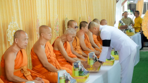 มรภ.เทพสตรี ร่วมพิธีประดิษฐานปลูก ต้นพระศรีมหาโพธิทศมราชบพิตร พระราชทาน ณ วัดเสาธงทอง เฉลิมพระเกียรติพระบาทสมเด็จพระเจ้าอยู่หัว