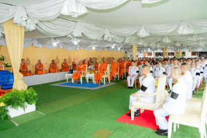 มรภ.เทพสตรี ร่วมพิธีประดิษฐานปลูก ต้นพระศรีมหาโพธิทศมราชบพิตร พระราชทาน ณ วัดเสาธงทอง เฉลิมพระเกียรติพระบาทสมเด็จพระเจ้าอยู่หัว