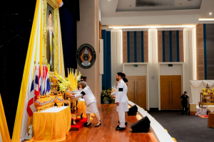 มรภ.เทพสตรี จัดพิธีถวายพระพรชัยมงคล พระบาทสมเด็จพระเจ้าอยู่หัว และพิธีถวายราชสักการะสมเด็จพระนารายณ์มหาราช