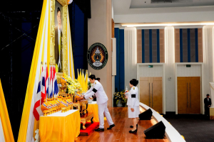 มรภ.เทพสตรี จัดพิธีถวายพระพรชัยมงคล พระบาทสมเด็จพระเจ้าอยู่หัว และพิธีถวายราชสักการะสมเด็จพระนารายณ์มหาราช