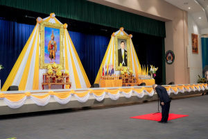 มรภ.เทพสตรี จัดพิธีถวายพระพรชัยมงคล พระบาทสมเด็จพระเจ้าอยู่หัว และพิธีถวายราชสักการะสมเด็จพระนารายณ์มหาราช