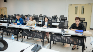 มรภ.เทพสตรี จัดพิธีส่งมอบงานในหน้าที่อธิการบดี ระหว่าง รศ.ดร.ประเทือง ภูมิภัทราคม และ ผศ.จินตนา เวชมี