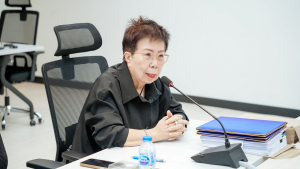 มรภ.เทพสตรี จัดพิธีส่งมอบงานในหน้าที่อธิการบดี ระหว่าง รศ.ดร.ประเทือง ภูมิภัทราคม และ ผศ.จินตนา เวชมี