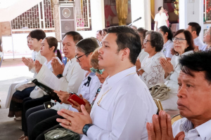 มรภ.เทพสตรี ร่วมกิจกรรมสืบสานศิลปวัฒนธรรมหนังใหญ่วัดสว่างอารมณ์ พร้อมเผยแพร่ผลงานการแสดง พระมงกุฎบุตรรบ