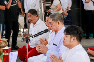 มรภ.เทพสตรี ร่วมกิจกรรมสืบสานศิลปวัฒนธรรมหนังใหญ่วัดสว่างอารมณ์ พร้อมเผยแพร่ผลงานการแสดง พระมงกุฎบุตรรบ